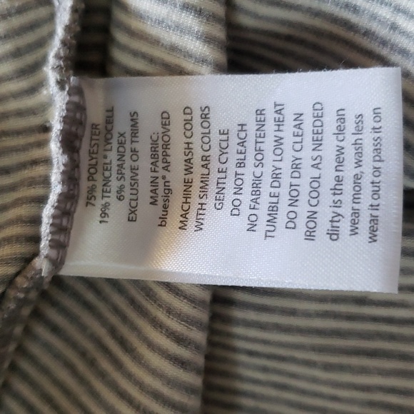 Toad & CO Swifty Striped Long Sleeve Gray Tunic Sz Small - Picture 7 of 7